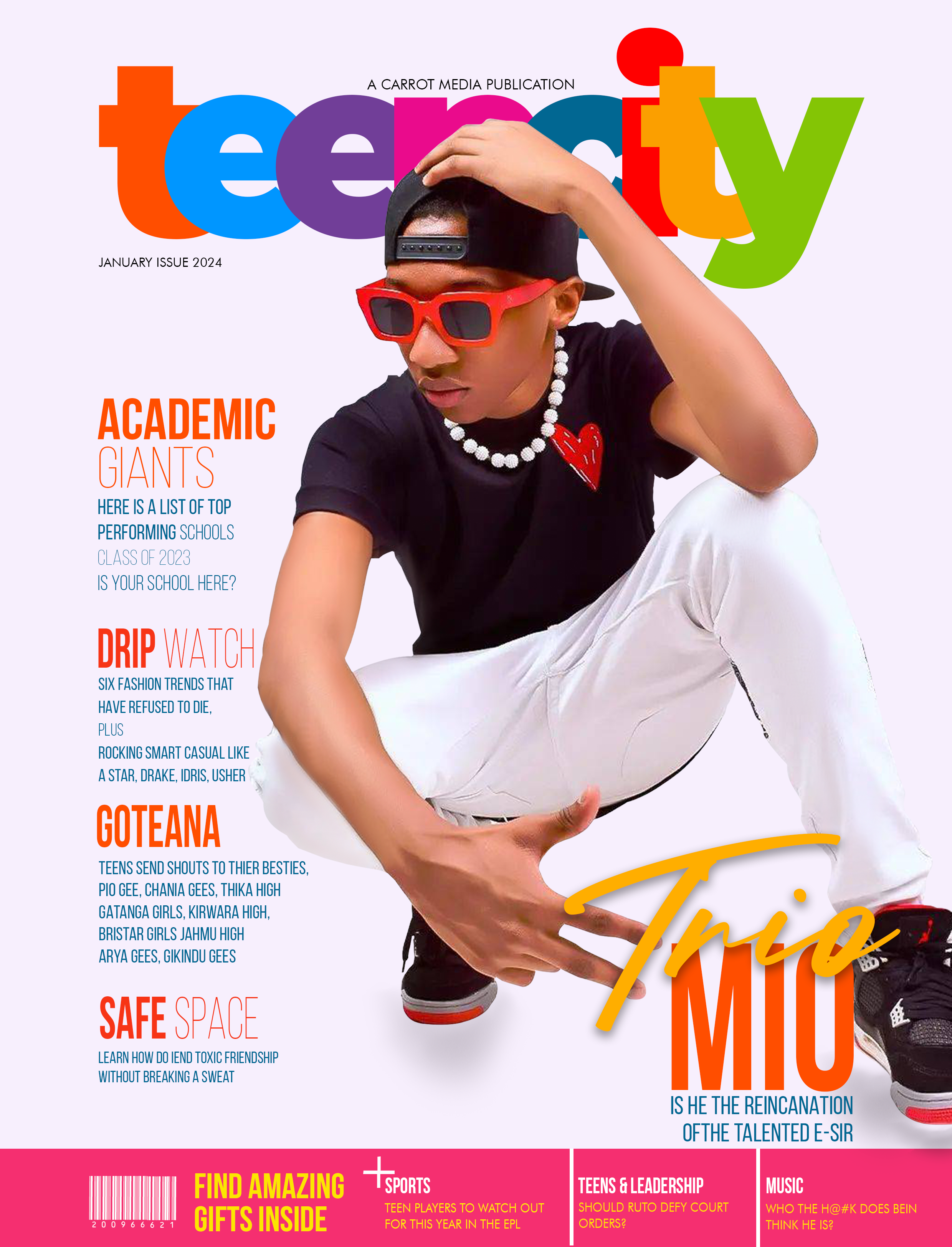 Teencity Magazine Cover